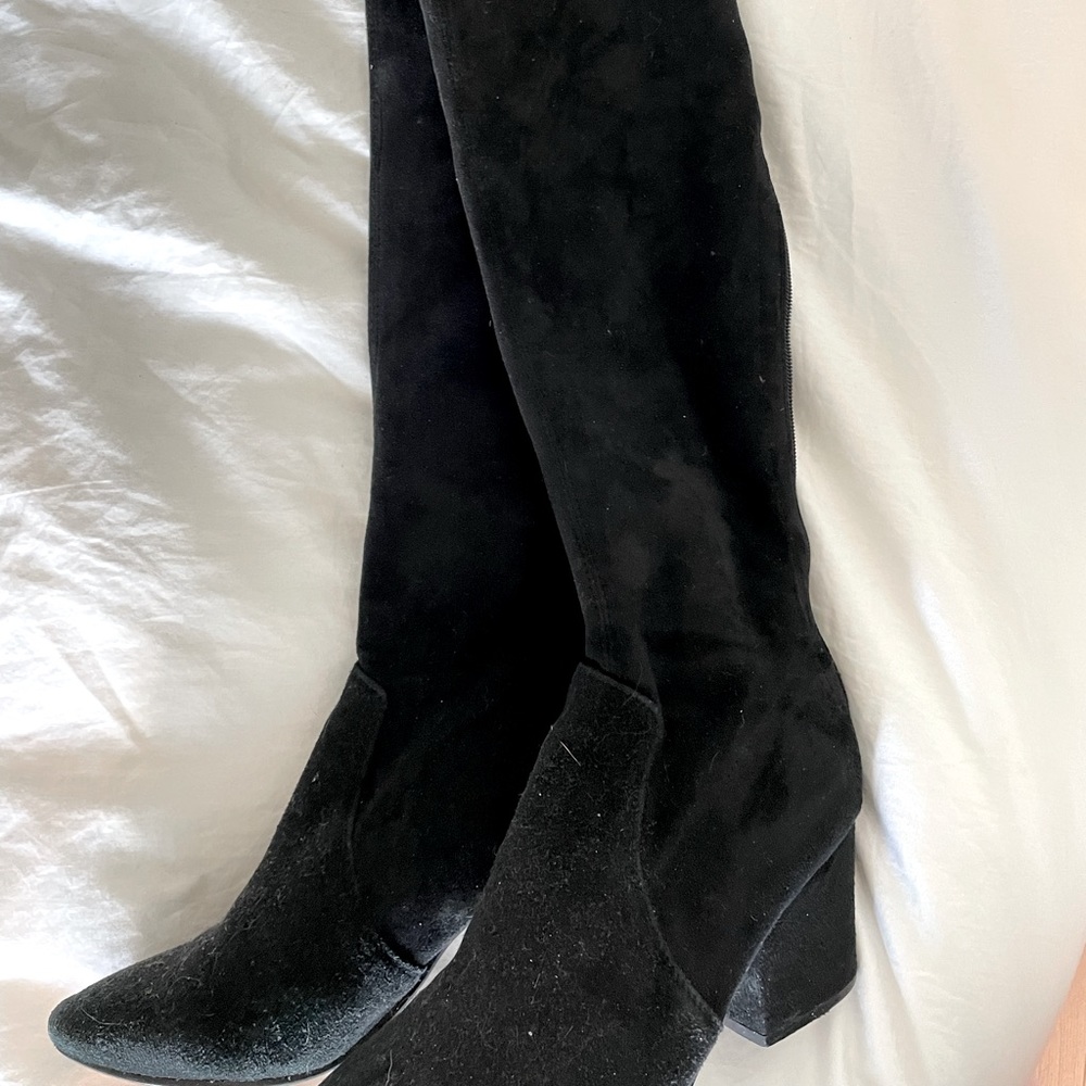 Over the knee thigh high boots